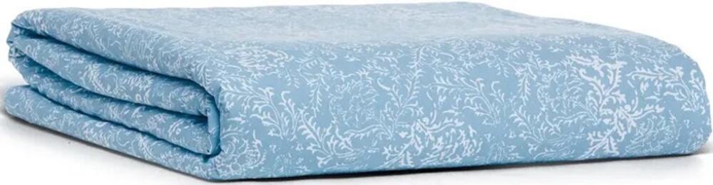 JOHN ROBSHAW $425 AVNI light indigo blue organic king duvet cover